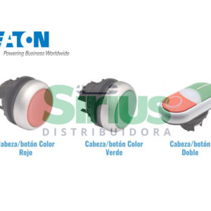 M22-DP-R-X0 BOTON PULSADOR HONGO ROJO S/CONTAC. PULS-GIR  IP67 RMQ 216720