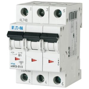 MMC6-C50/3   INTERRUPTOR RIEL DIN 3P  50A  6KA CURVA-C   139084