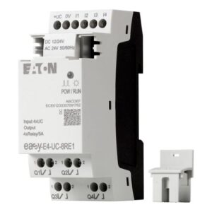 EASY-E4-UC-8RE1 Modulo de  easy E4/4R; Ampliación E/S; 12/24 Vac/dc. 5 Amp 197217