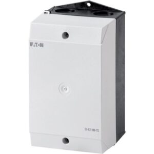 CI-K2-100-TS CAJA ADOS. DE POLYCARB. 160x100x100mm, IP65, RAL 9005, C/BASE DIN. 206882