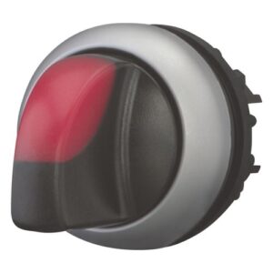 M22-WRLK3-R SELECTOR  LUMINOS0  ROJO, 3-POSICIONES I-0-II, IP66  RMQ TITAN 216845