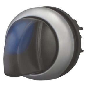 M22-WRLK3-B SELECTOR  LUMINOS0  AZUL, 3-POSICIONES I-0-II, IP66  RMQ TITAN 216851