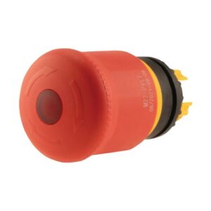 M22-PVLT BOTON PULSADOR DE EMERGENCIA LED ROJO PULSAR-GIRAR  IP67 RMQ 263469